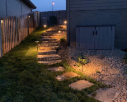 landscaping walk way iowa
