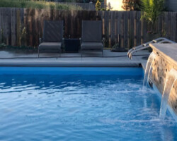 custom pool landscaping des moines IA
